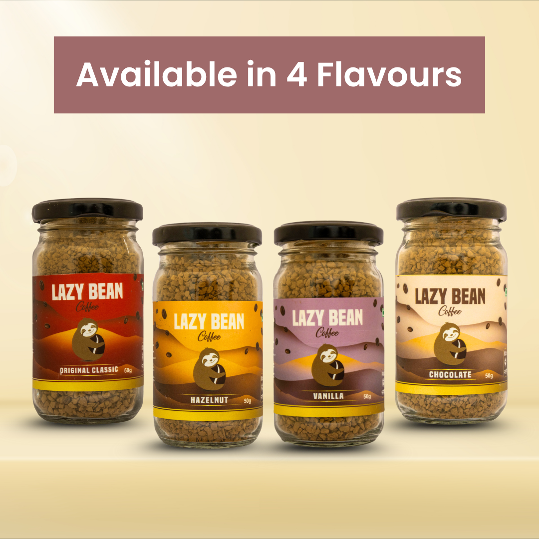 Lazy Bean Vanilla Flavoured Instant Coffee (50 g)