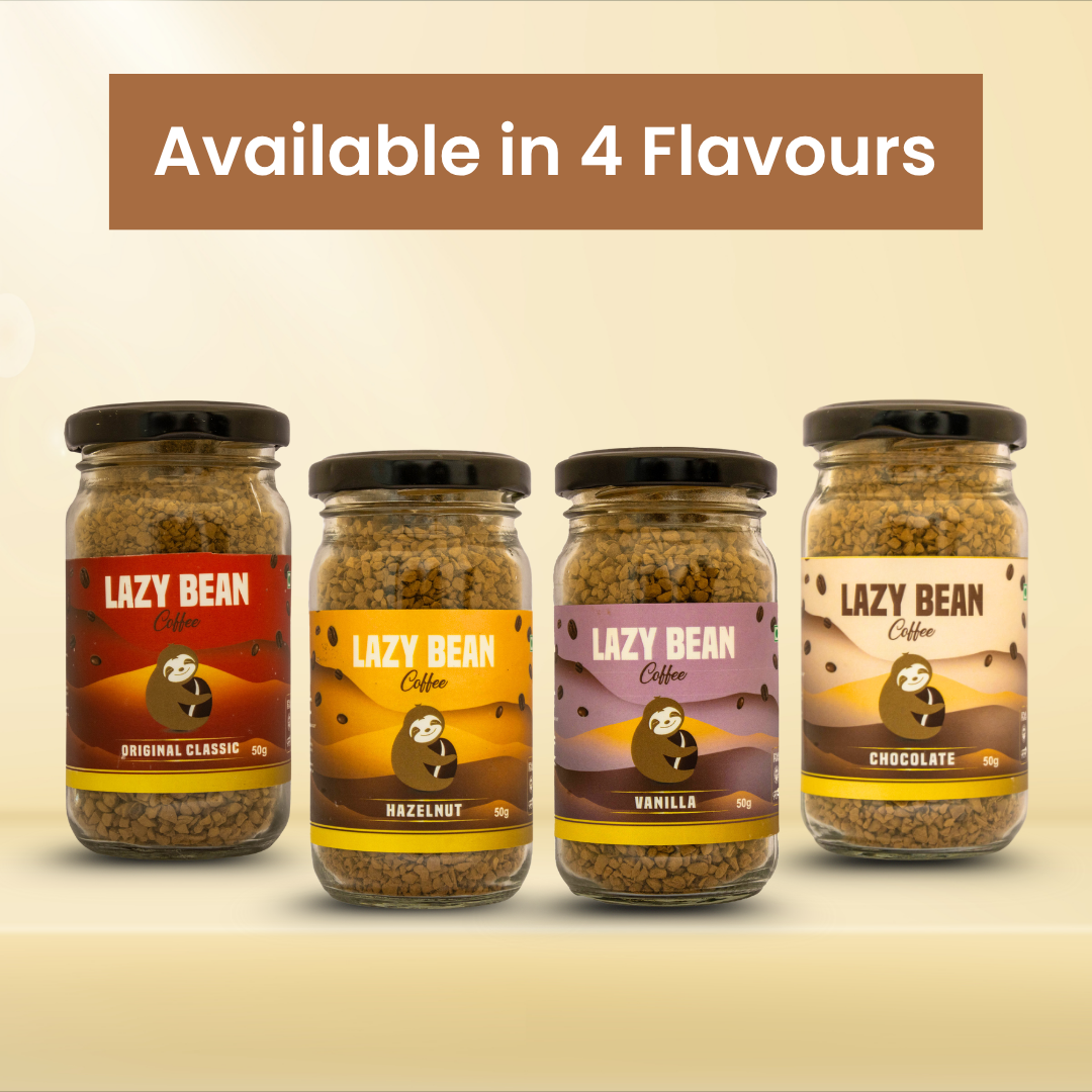 Lazy Bean Chocolate – Flavoured Instant Coffee (50g)