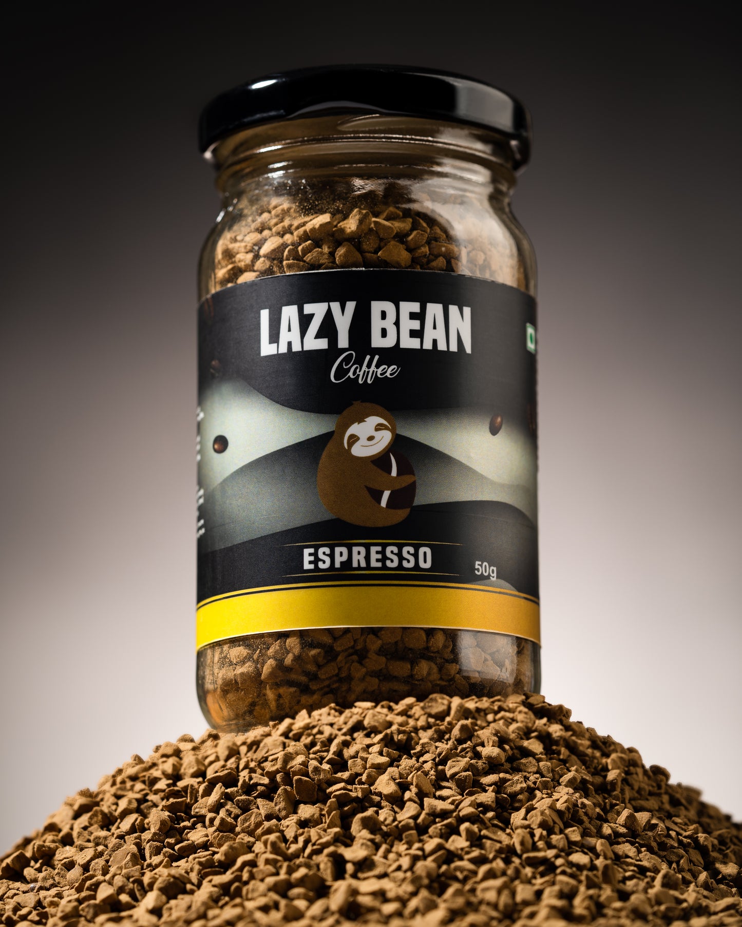Lazy Bean Espresso Flavoured Instant Coffee (50g)