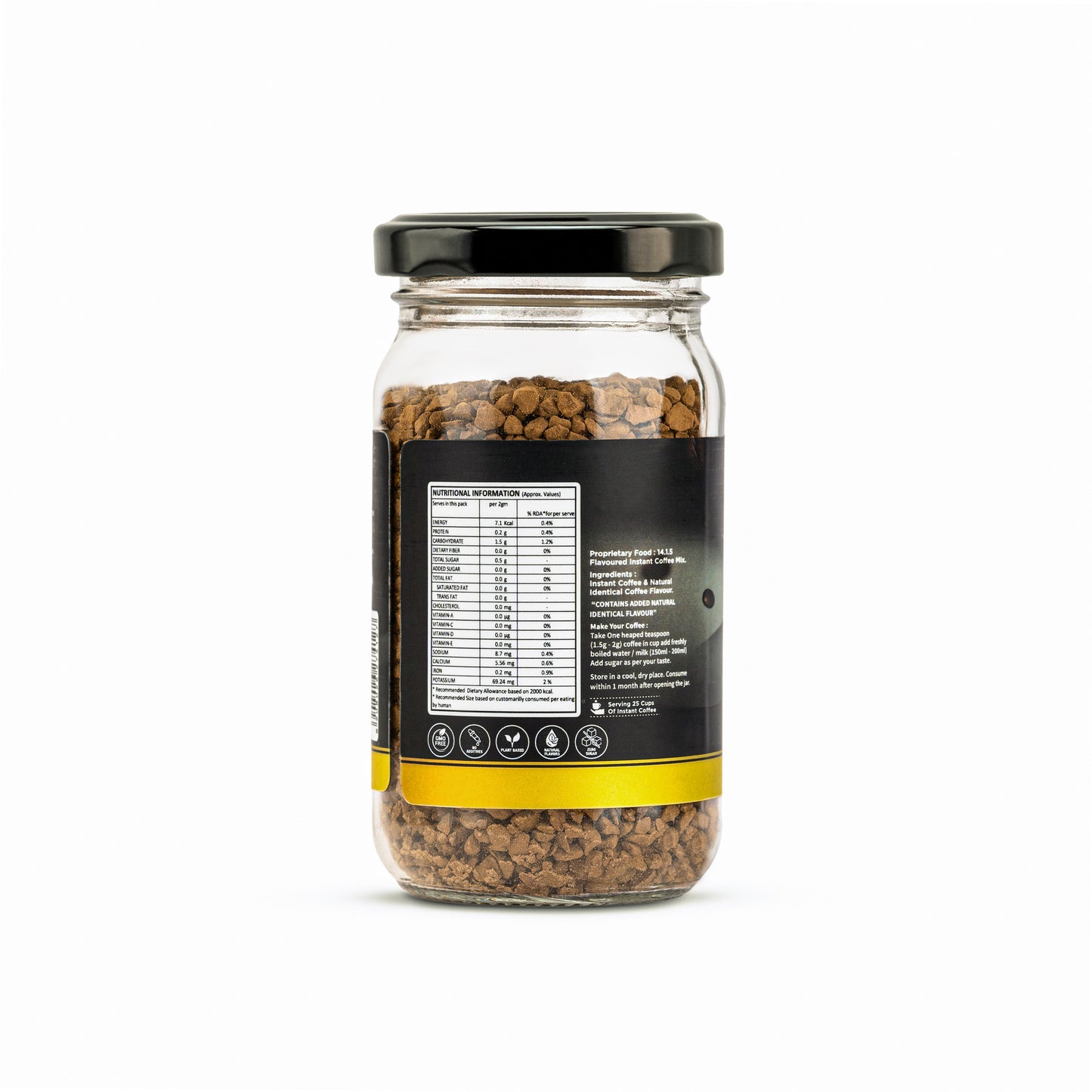 Lazy Bean Espresso Flavoured Instant Coffee (50g)