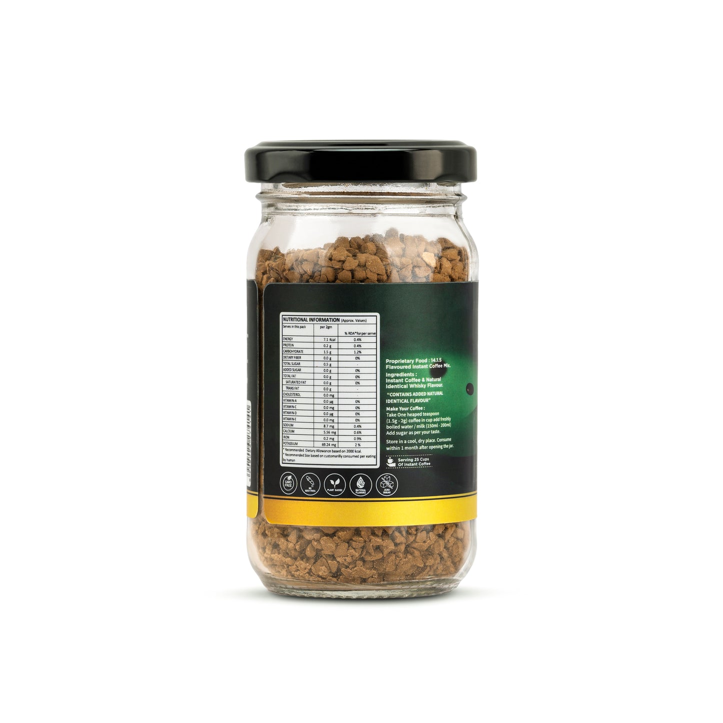 Lazy Bean Irish Whiskey Flavoured Instant Coffee (50g)