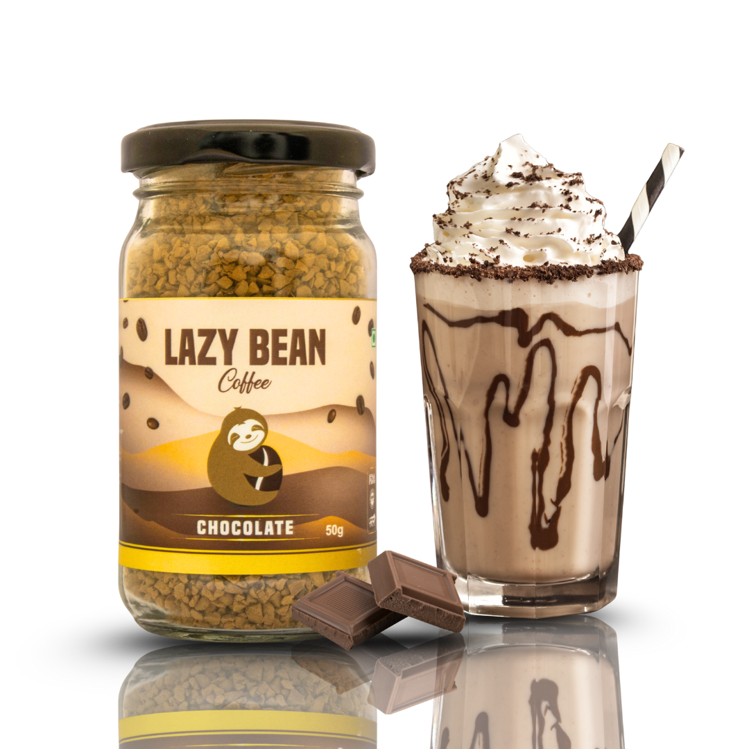 Lazy Bean Chocolate – Flavoured Instant Coffee (50g)